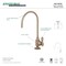 Kingston Brass KS5198TAL Tudor Single-Handle Water Filtration Faucet, Brushed Nickel KS5198TAL - alternate 4